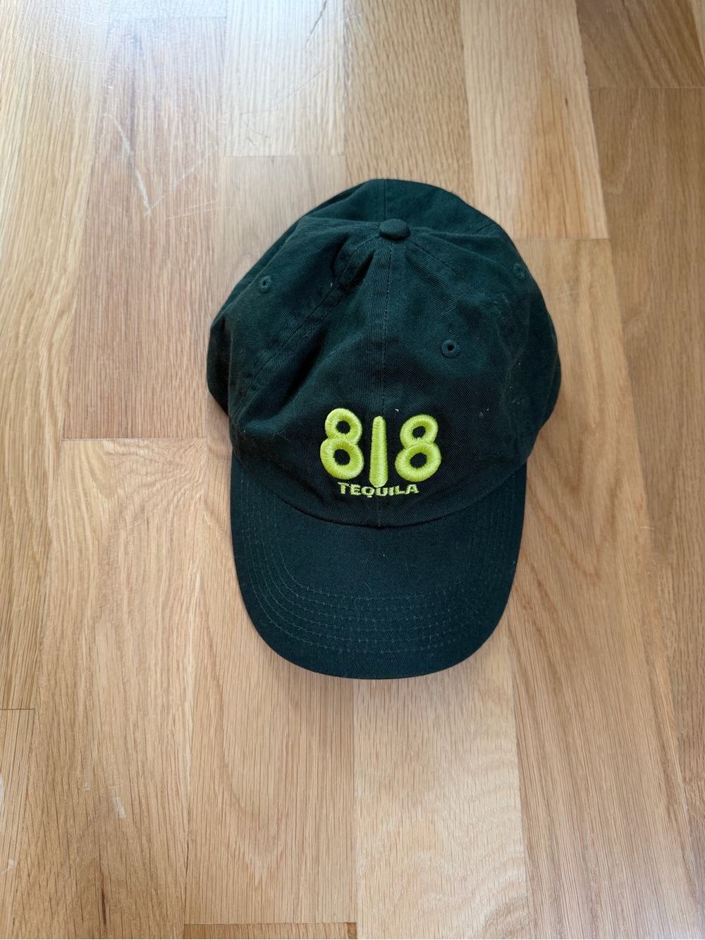 818 Tequila Embroidered Black Baseball Cap
